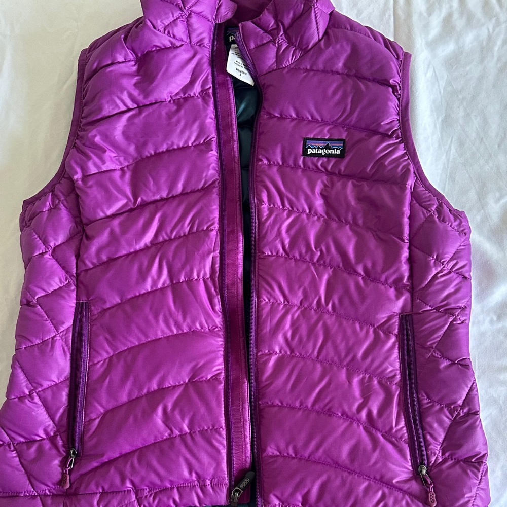 Patagonia Vibrant Purple Puffer Vest